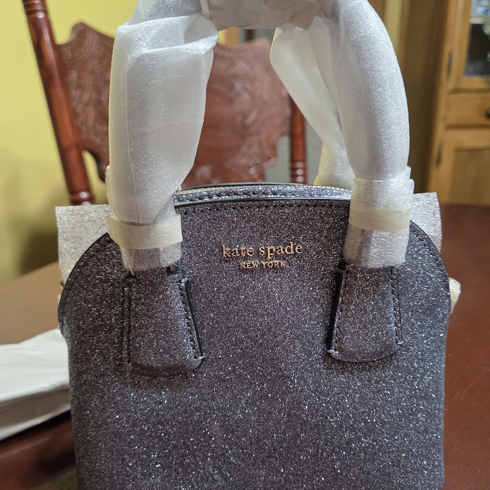Kate Spade Sparkling Silver Mini Bag